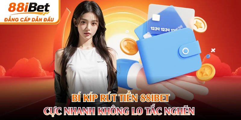 Bí kíp rút tiền 88IBET cực nhanh không lo tắc nghẽn 