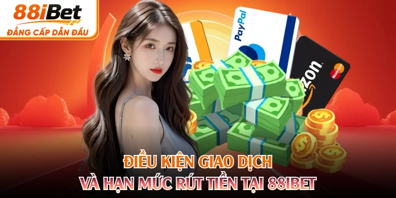 Điều kiện giao dịch và hạn mức rút tiền tại 88IBET 
