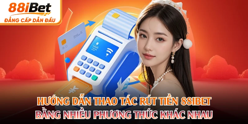 Hướng dẫn thao tác rút tiền 88IBET bằng nhiều phương thức khác nhau 