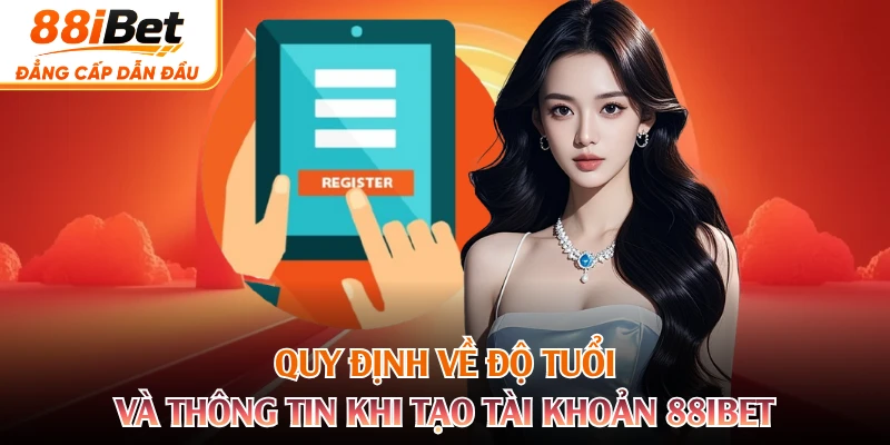 Quy định về độ tuổi và thông tin khi tạo tài khoản 88IBET 